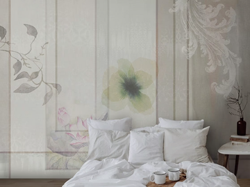 ORGANDIS - Wallpaper with floral pattern by N.O.W. Edizioni - view 2